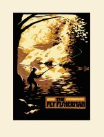 THE FLY FISHERMAN CARD