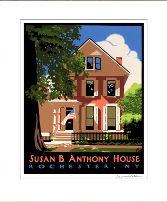 SUSAN B ANTHONY HOUSE POSTER #2