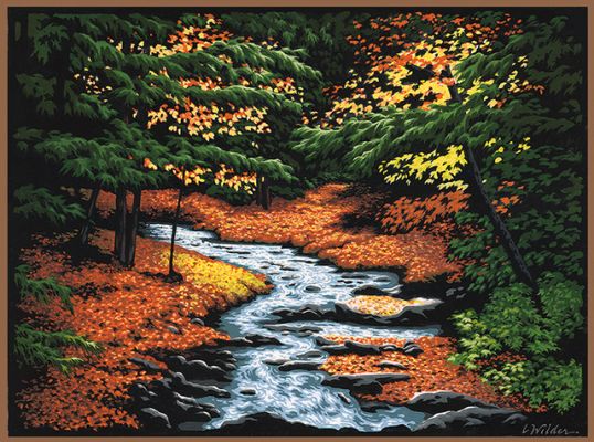 WOODLAND STREAM - Midsize
