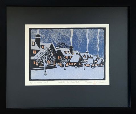 WINTER IN MONTREAL artist's proof - SOLD #4