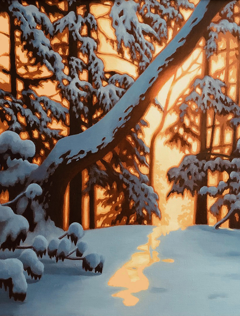 Winter Woods IV Painting
