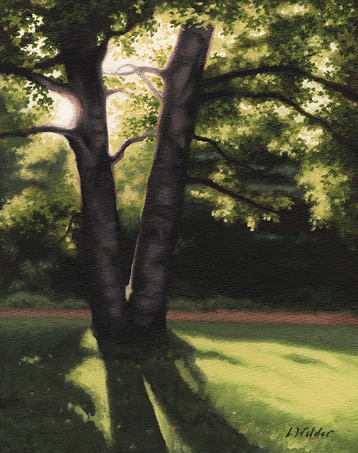 Summer Birches I Painting