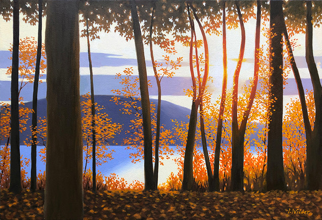Autumn Overlook painting